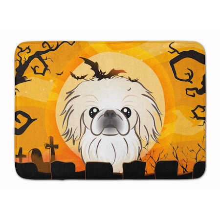 Carolines Treasures Halloween Pekingese Machine Washable Memory Foam Mat BB1779RUG